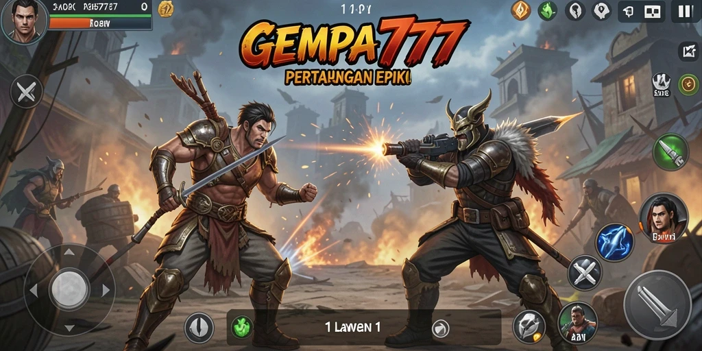Tampilan antarmuka GEMPA777 yang dinamis dan menarik.