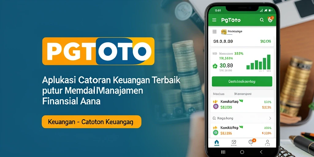 Tampilan antarmuka PGTOTO yang elegan dan informatif untuk Catatan Keuangan.
