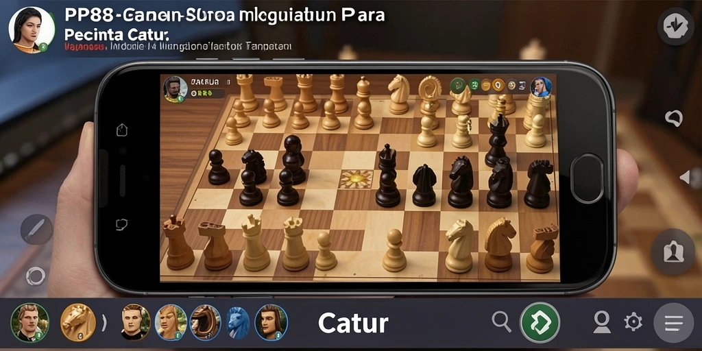 Antarmuka catur yang intuitif dan menarik di PP88.