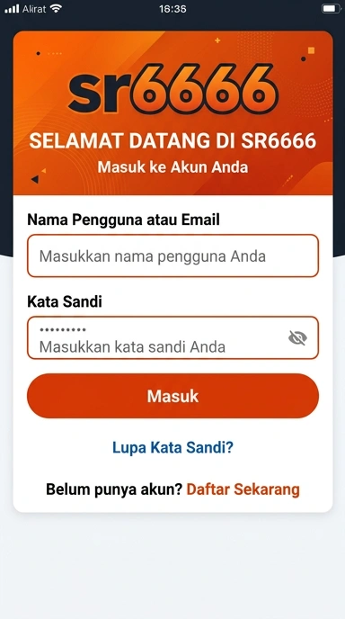 Panduan Masuk Akun sr6666 untuk Android